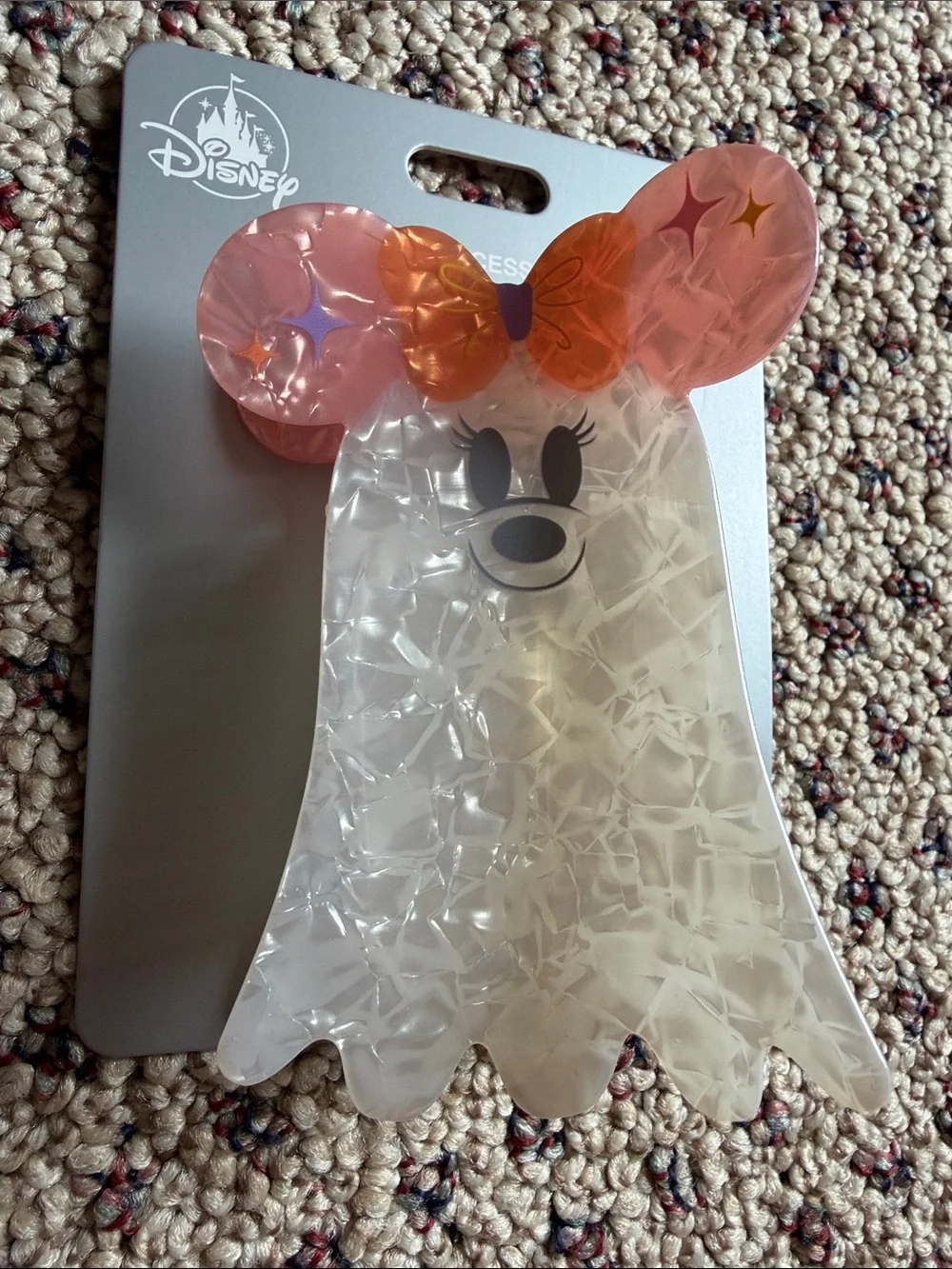 NWT Minnie Mouse Cutie Ghost Hair Clip